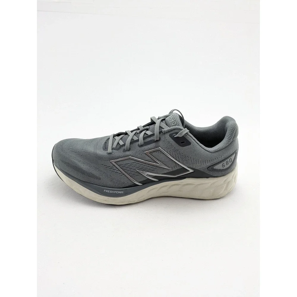 Mens New Balance 680 Fresh Foam Gray Comfort Running Shoes M680LG8 Size 9.5
